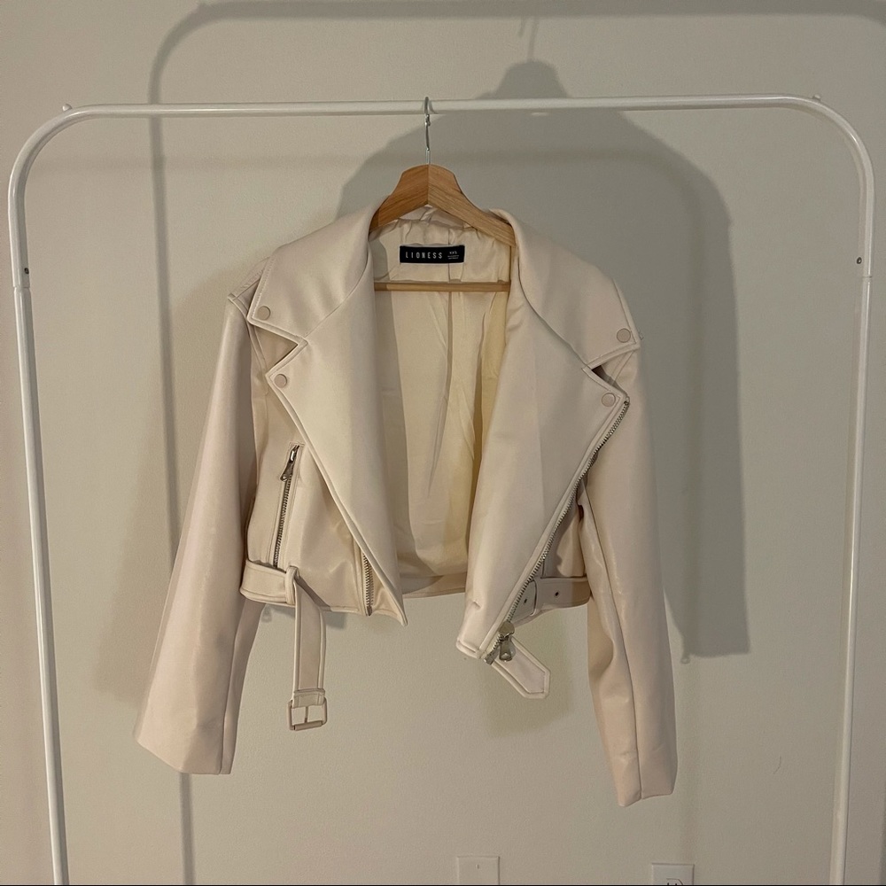 COPY - PRINCESS POLLY STATEN ISLAND LEATHER JACKET